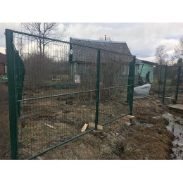 Сетка Гиттер 3D 3.8 мм. / цинк+ППК (H=1.7 м)