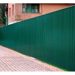 Забор из профнастила 0.35 мм. C-8  (H=2 м) 