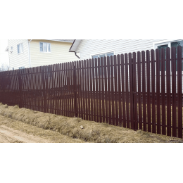Забор из евроштакетника  (H=2 м)